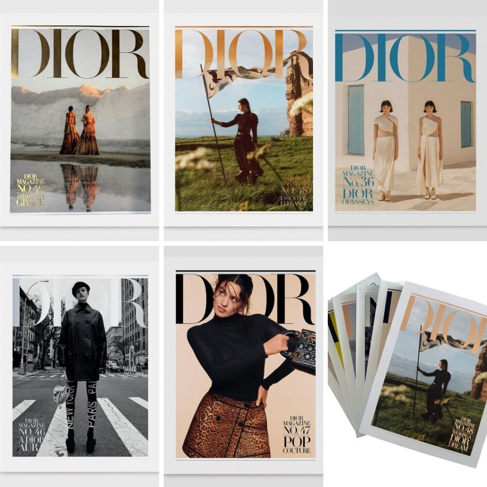 Dior Magazines Lot of 5 - No. 48, 47, 46, 40, 39 Like New, Fashion Collectables